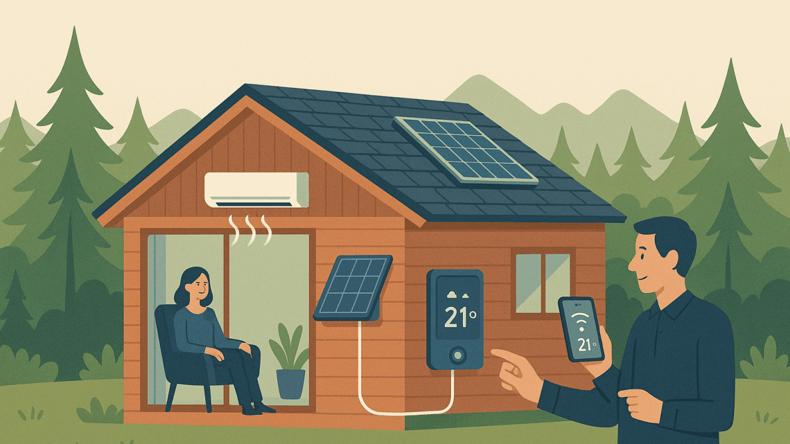 Raumklima im Ferienhaus optimal steuern – Komfort sichern, Ressourcen sparen
